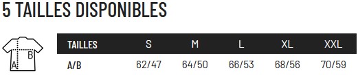 guide des tailles race bw men